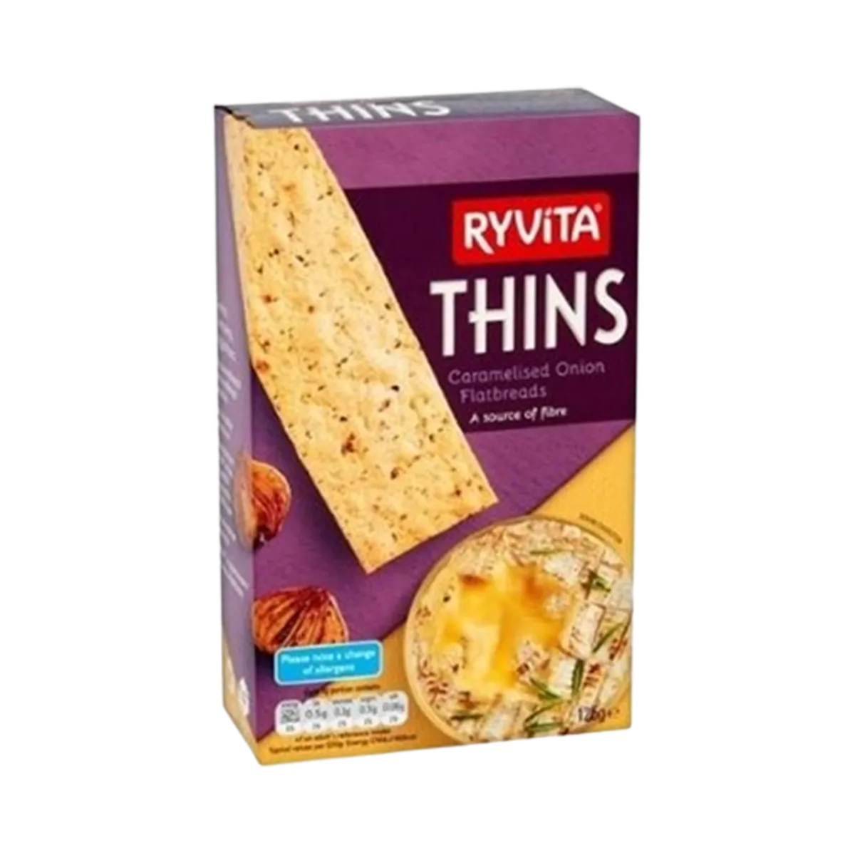 Ryvita Thins Caramelised Onion Flatbread 125g