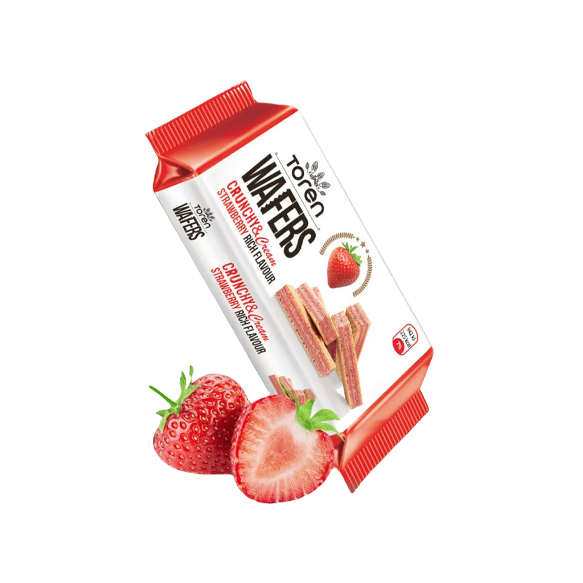 Toren Crunchy Cream Strawberry Rich flavour Wafers 55g