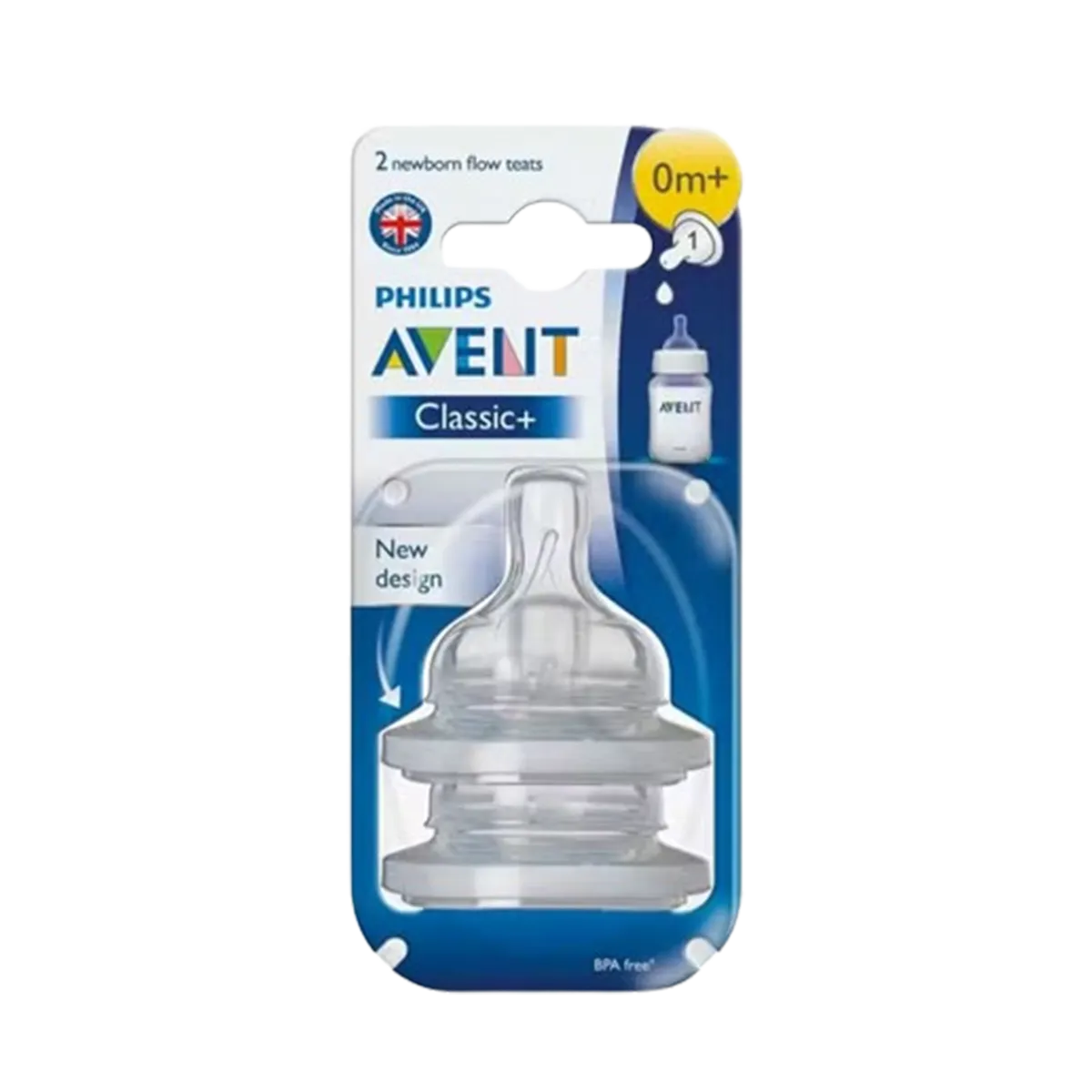 Avent Natural Silicone Teats 0m+3m