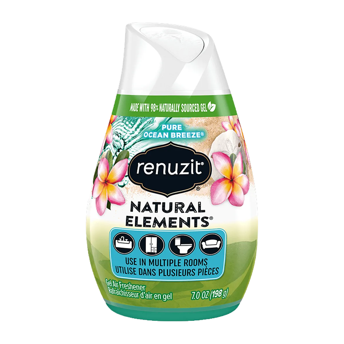 Renuzit Gel Air Freshener Pure Ocean Breeze 198g