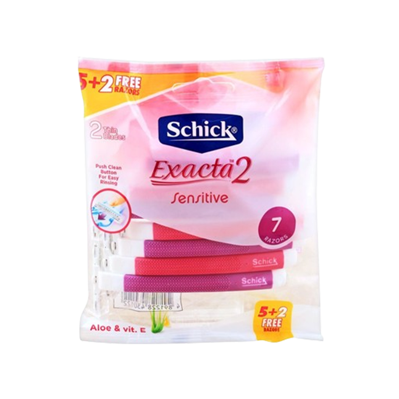 Schick Execta 2 Women Sensitive Razor 5+2