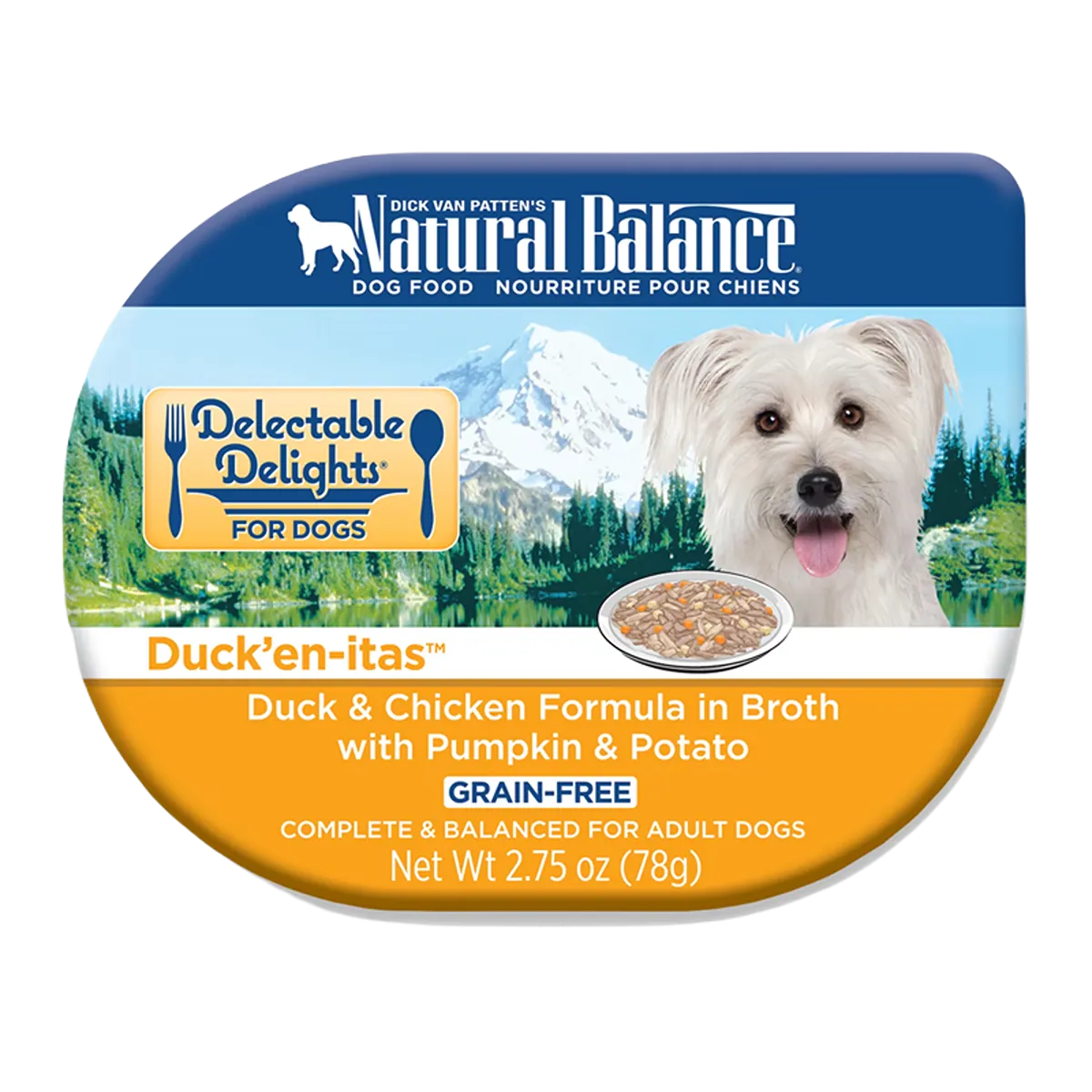Natural Balance DelDlgts Dog Duck & Chicken 2.75oz