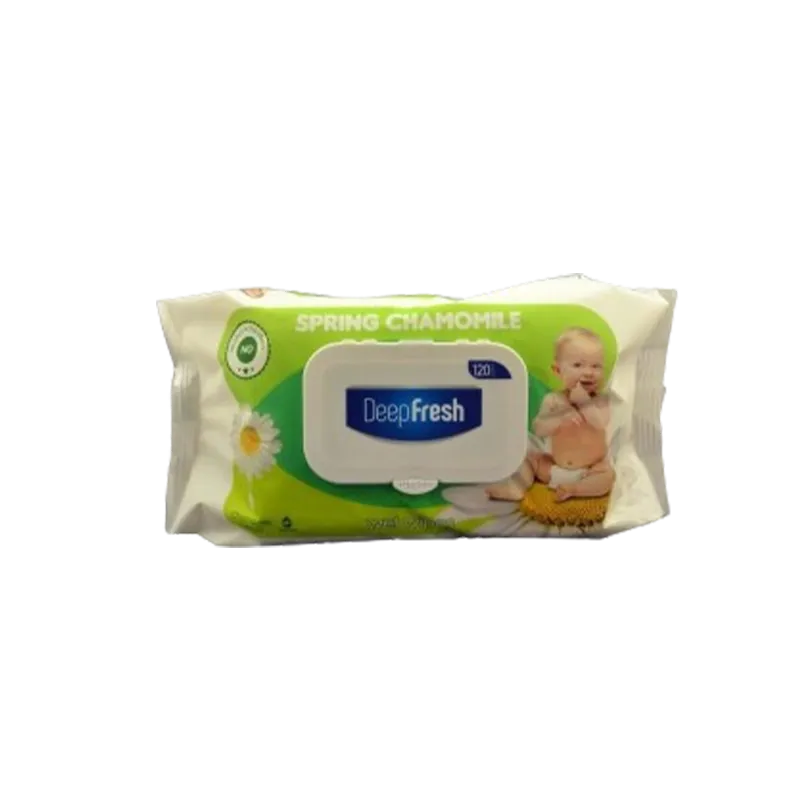 Deep Fresh Spring Chamomile Wipes 120pcs