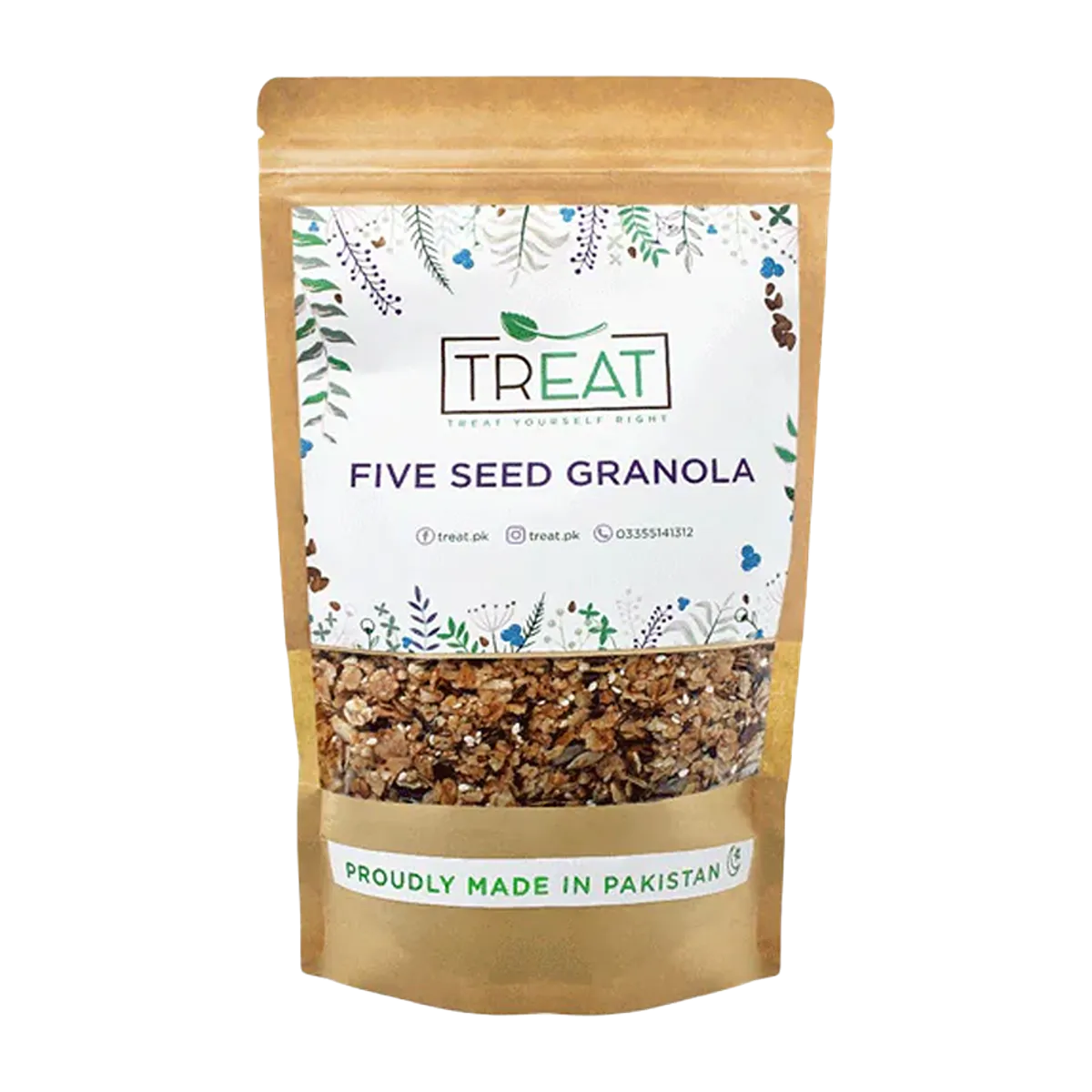 Treat Granola Five Seed 360g