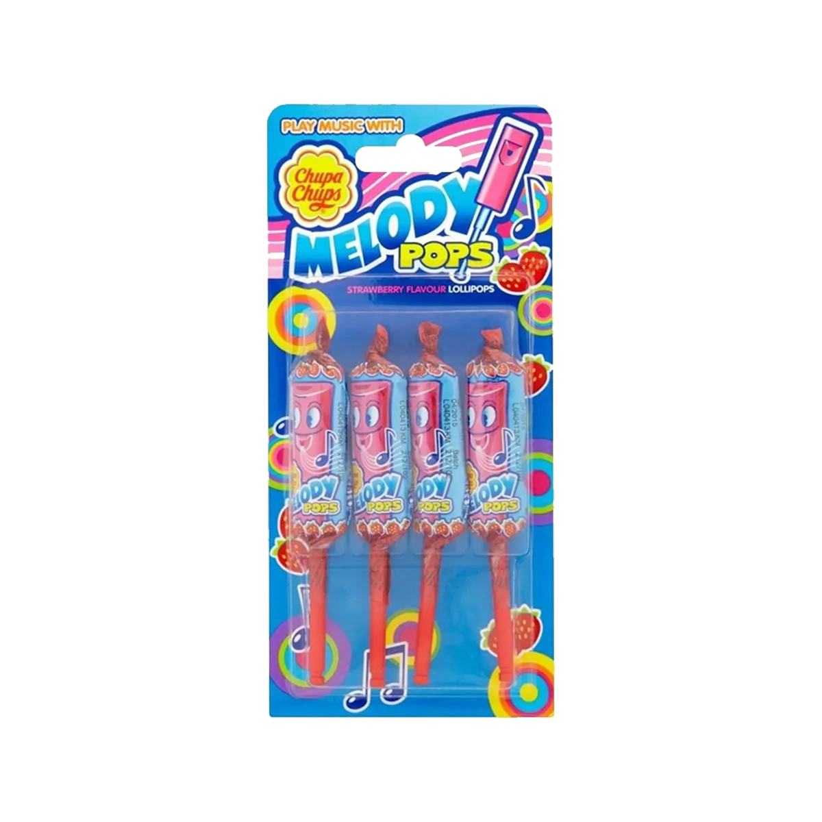 Chupa Chups Melody Pops 4pcs