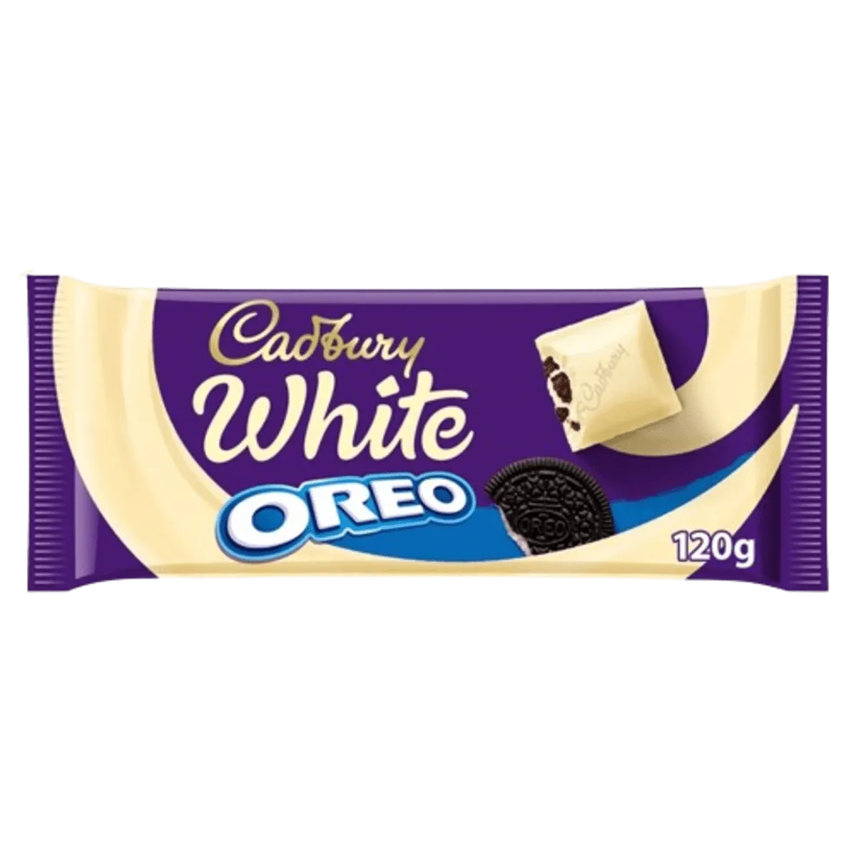 Cadbury Oreo White Chocolate Bar 120g