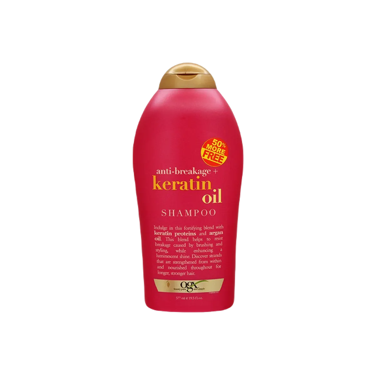 OGX Anti-Breakage Keratin Oil Shampoo, 19.5 FL OZ