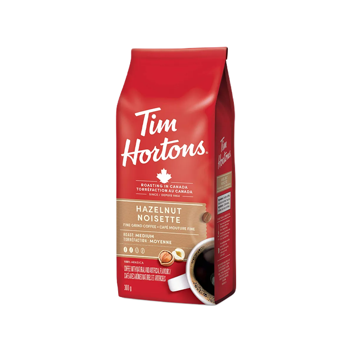 Tim Hortons Hazelnut Ground Coffee 300g