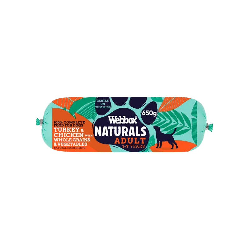 Webbox Naturals Adult 1-7 Year Chicken With Whole Grains 650G