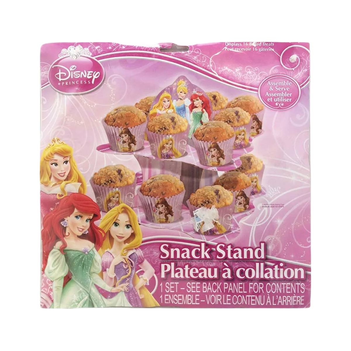 Disney Princess Snack Cupcakes Stand New Birthday