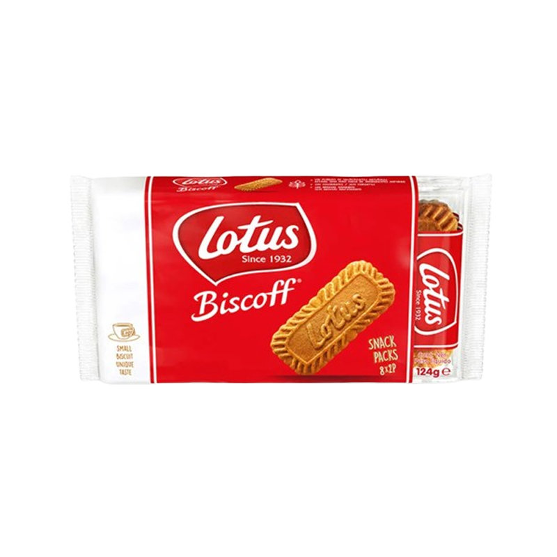 Lotus Pocket Caramel Biscuits 124g