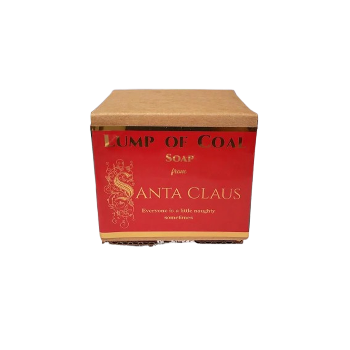 WATERFALL GLEN SOAP COMPANY + LUMP OF COAL SOAP + SANDALWOOD AND CEDAR WOOD AROMA  + UNIT SIZE 4 oz + CASE OF 8