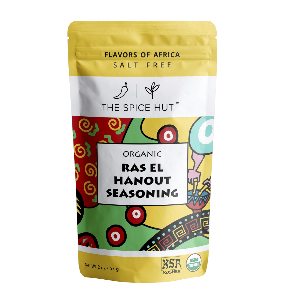 The Spice Hut, Organic Ras el Hanout Seasoning, Case of 6 Pouches, 2 Ounces / Pouch