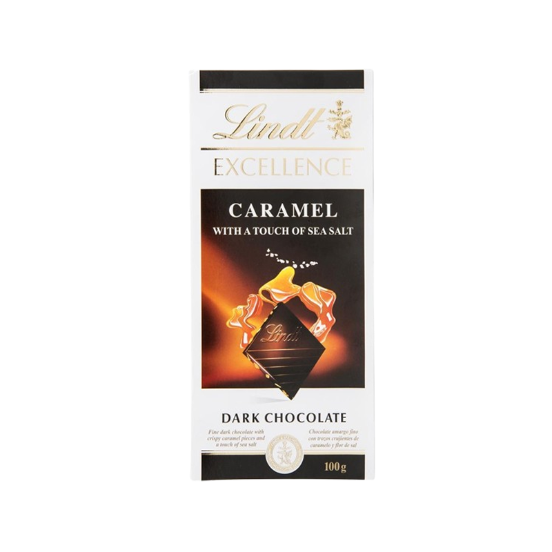 Lindt Excellence Caramel Sea Salt Chocolate Bar