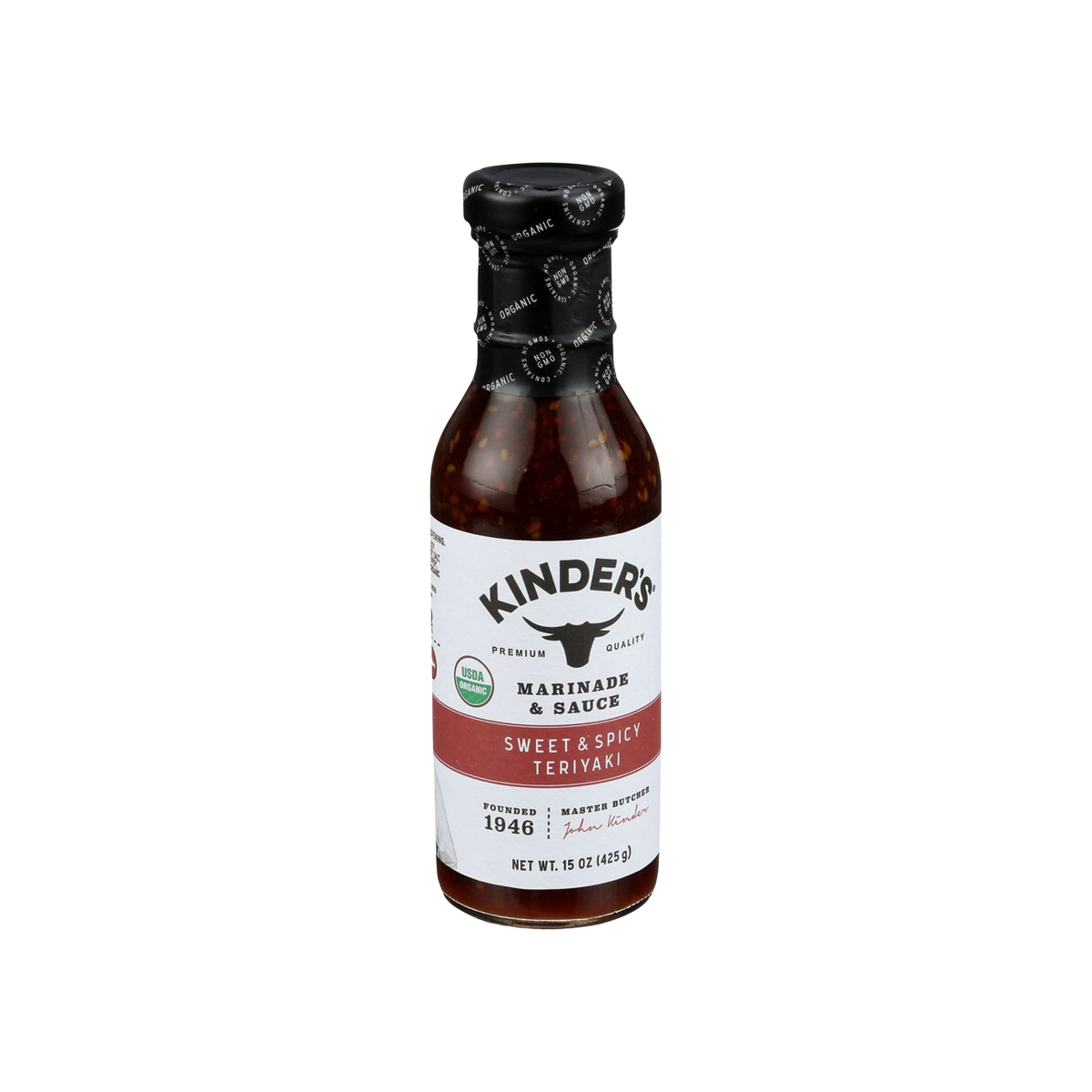 Kinder`s, Marinade Teriyaki Organic Marinade, Case Of 6, 15 oz