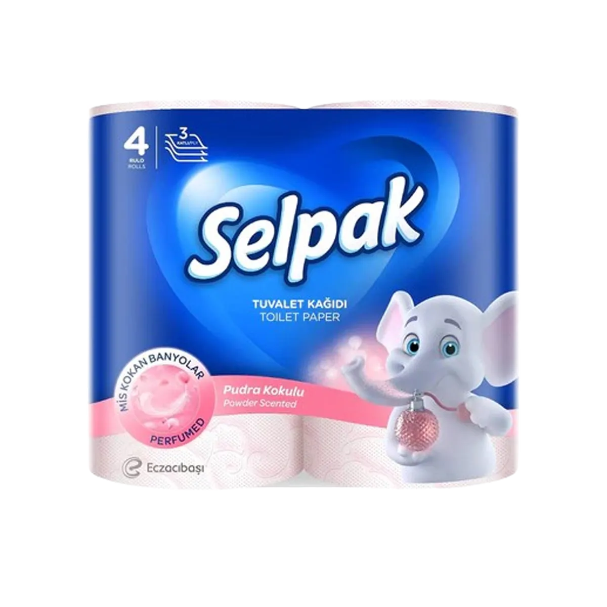 Selpak Spa T.Roll Powder Scented 4pcs
