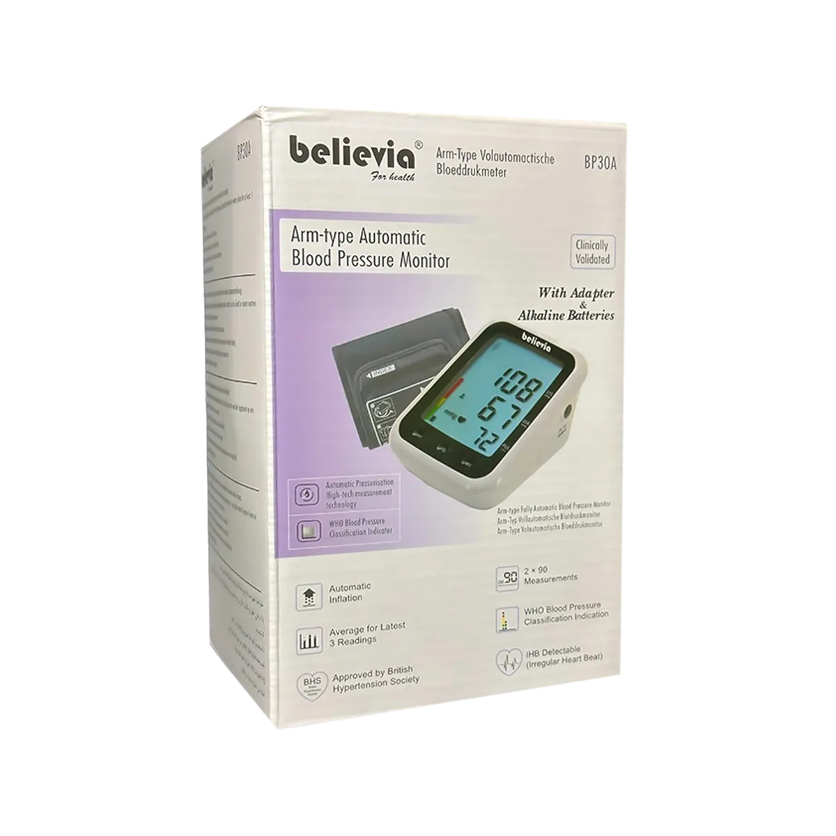 BELIEVIA Upper ARM Bp 30 A