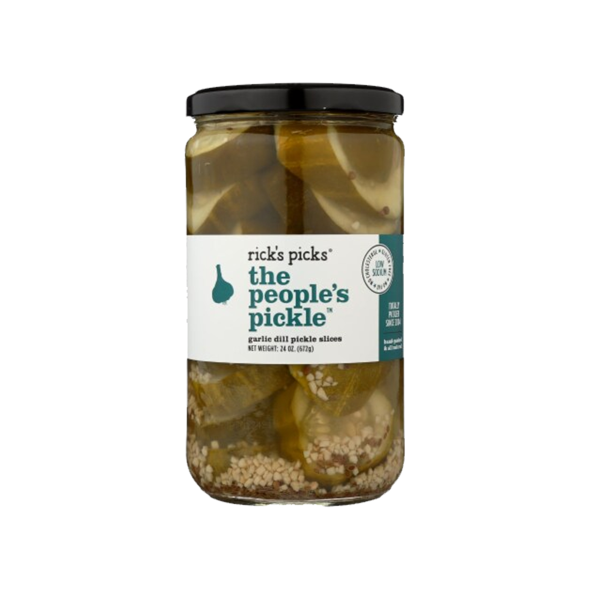 Rick`s Picks, The People's Pickle Garlic Dill, Case Of 6, 24 oz