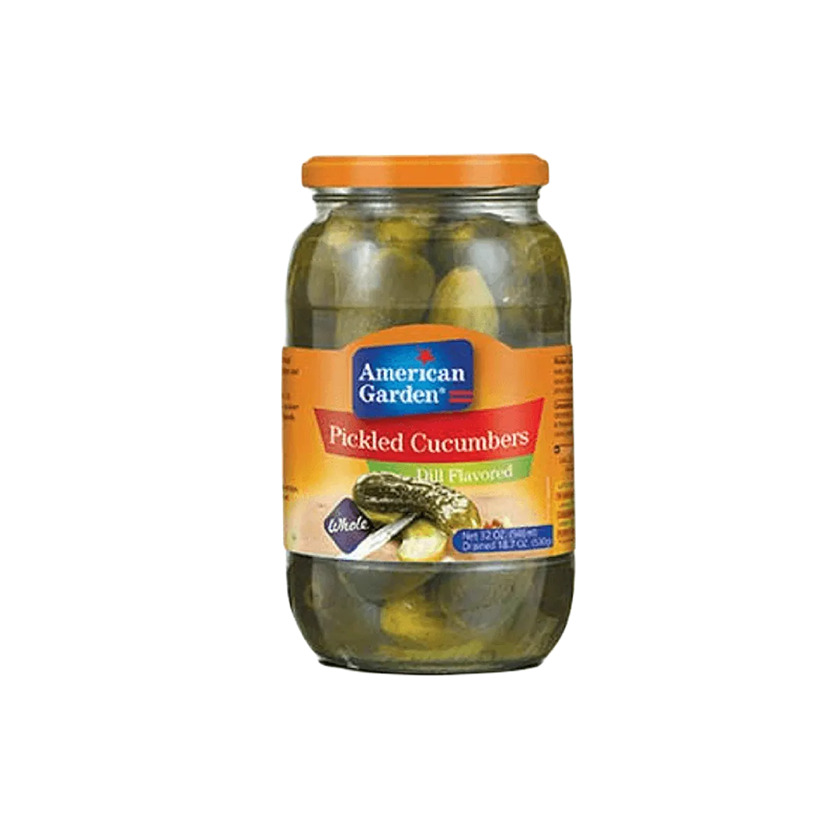 American Garden Cucumbers Dill Pickled Flavored