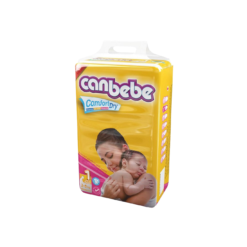Canbebe New Born Diapers Size 1 - 48 Pieces