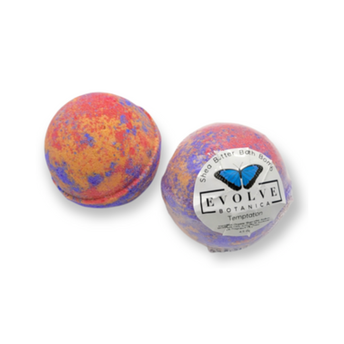 Evolve Botanica + Bath Bomb - Temptation (Seasonal) + Case of 6 + 4.5 oz