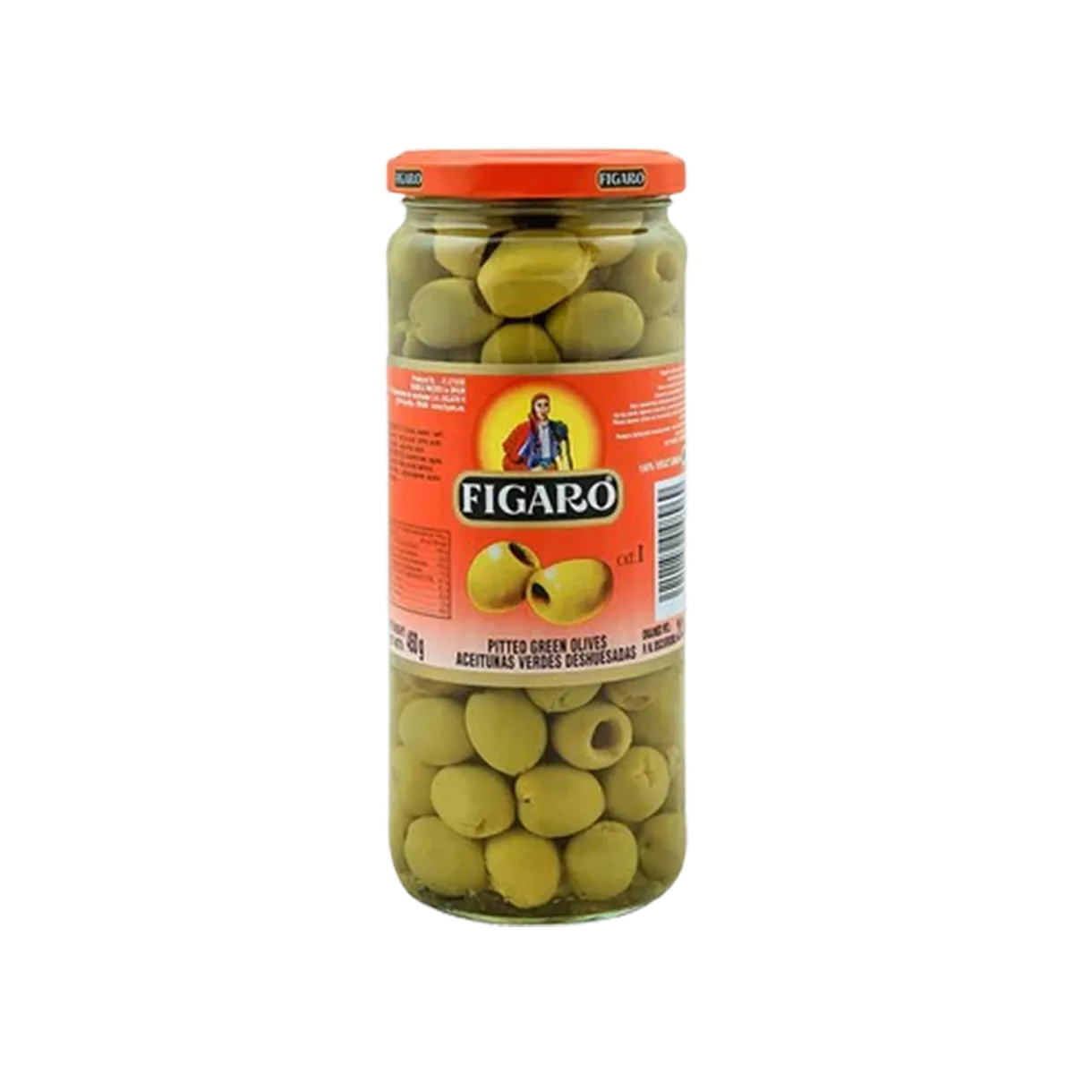 Figaro Green Olives Pitted 340g