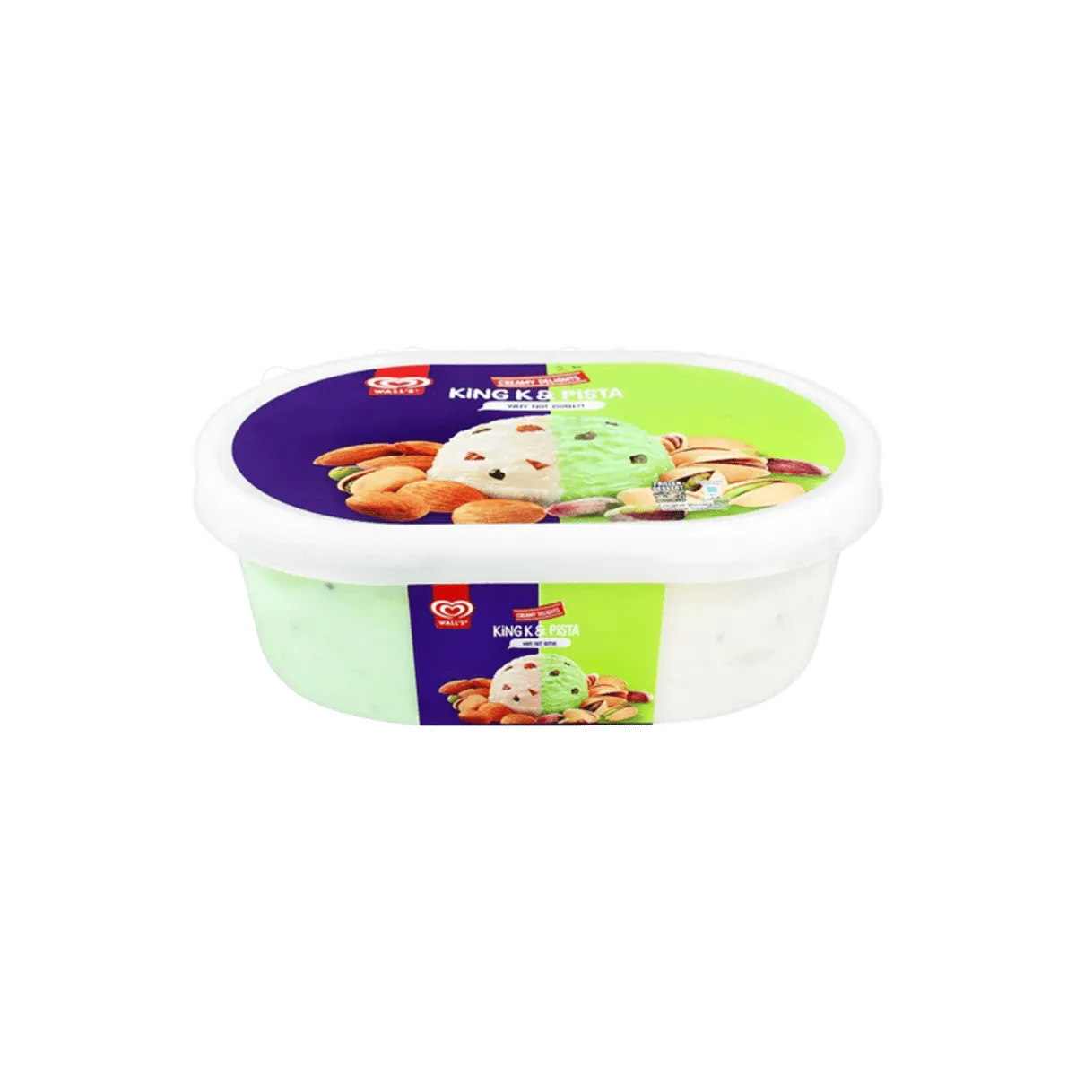 Walls Kings & Pista Tub 800ml