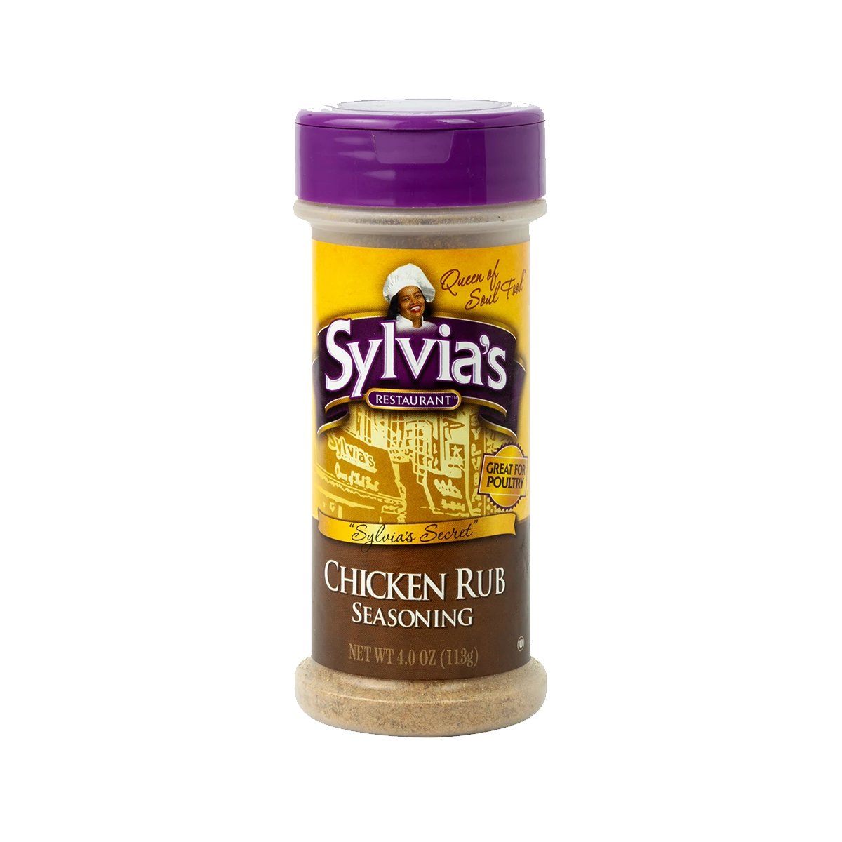 Sylvia's, Restaurant Chicken Rub Seasoning, Case Of 12, 4 oz