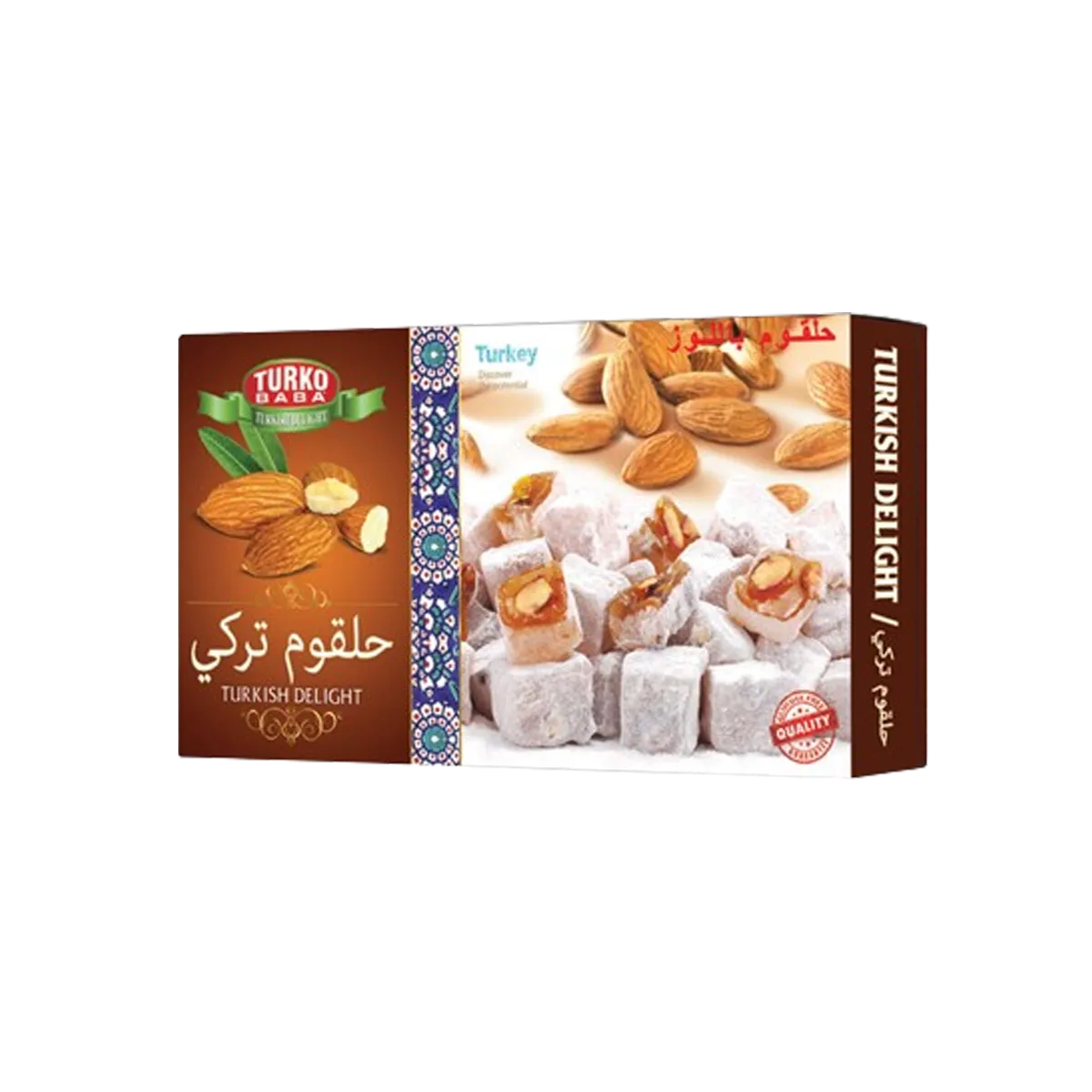 Turko Baba Turkish Delight Hazelunt Findikli Turk Lokumu 400g