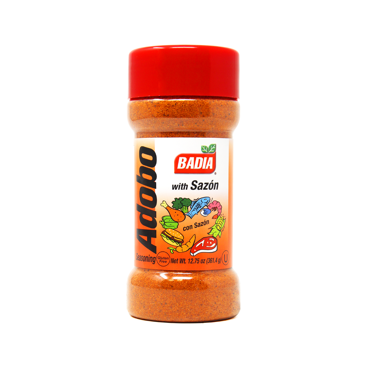 Badia Adobo Con Sazon, Case Of 12, 12.75 oz
