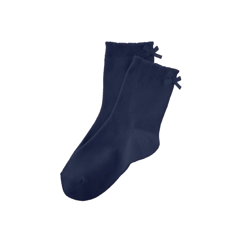 Gymboree Girl Bow Socks Dark Blue