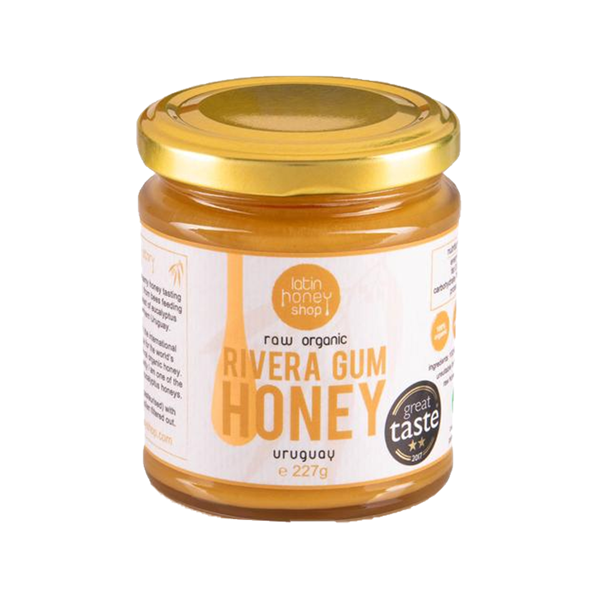 Raw Organic Rivera Gum Honey from Uruguay 227g