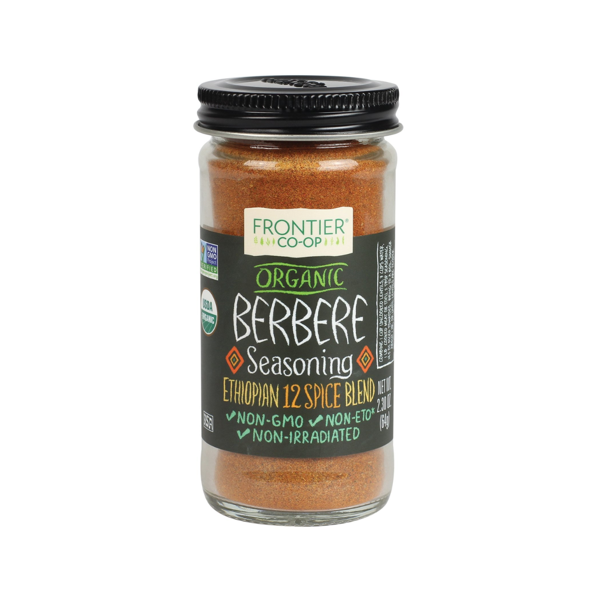 Frontier Nat Prod Co-op, Berbere Seasoning Organic, 1 Each, 2.3 oz