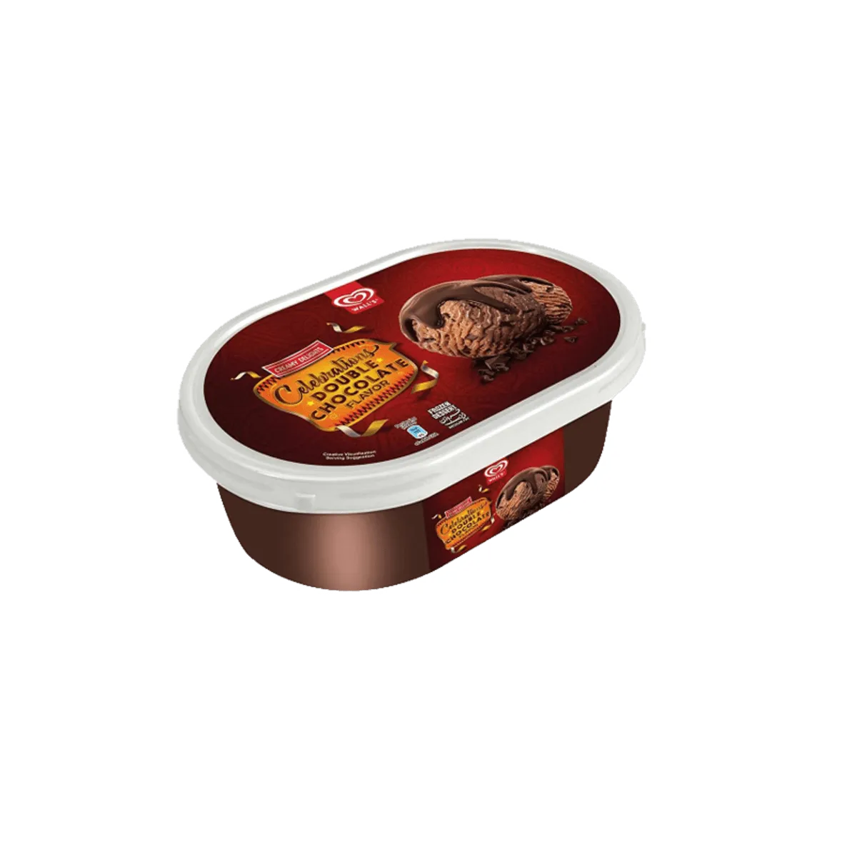 Walls Celebration Double Chocolate Flavor Tub 800ML