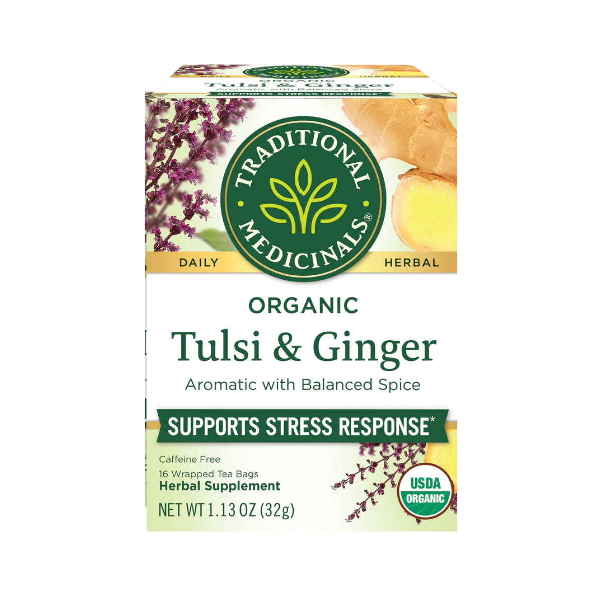 Traditional Medicinals Organic Ginger Tea 16 count