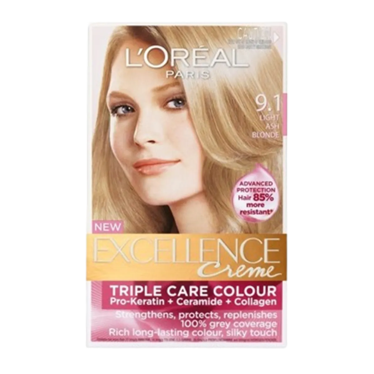 Loreal Excellence Creme 9.1 Light Ash Blonde