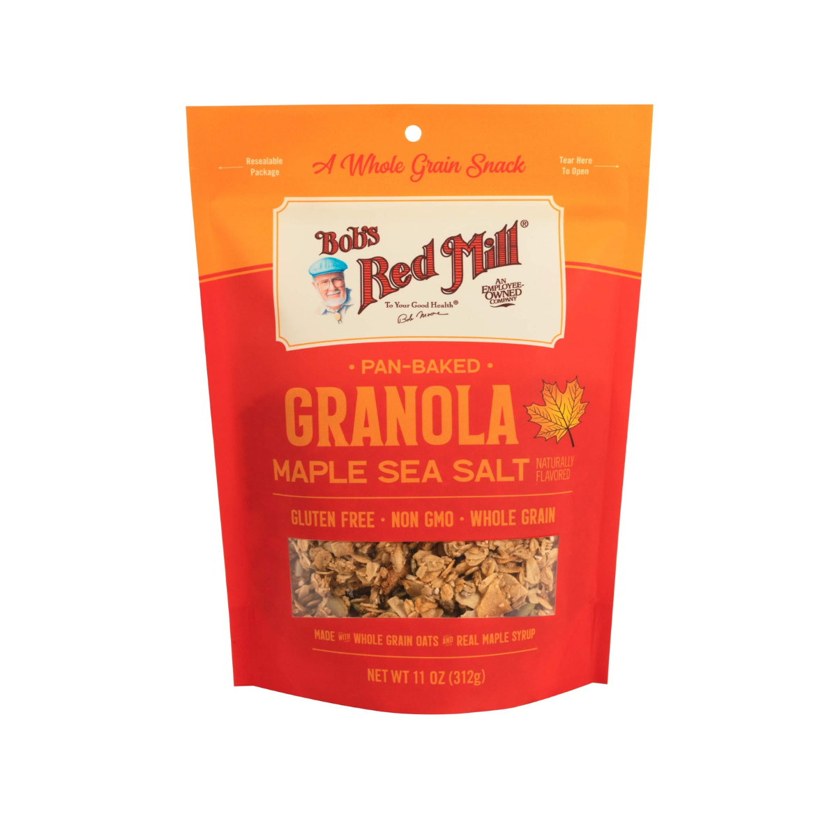 Bob's Red Mill, Pre-Baked Granola Maple Sea Salt, Case Of 6, 11 oz