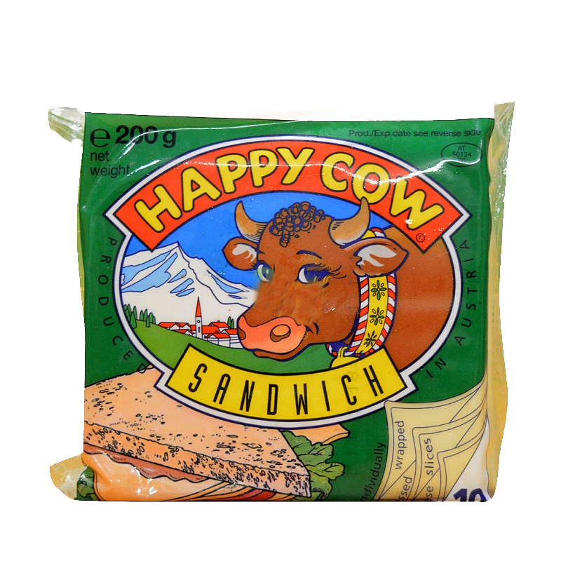 Happy Cow Sliced Cheese Sandwich