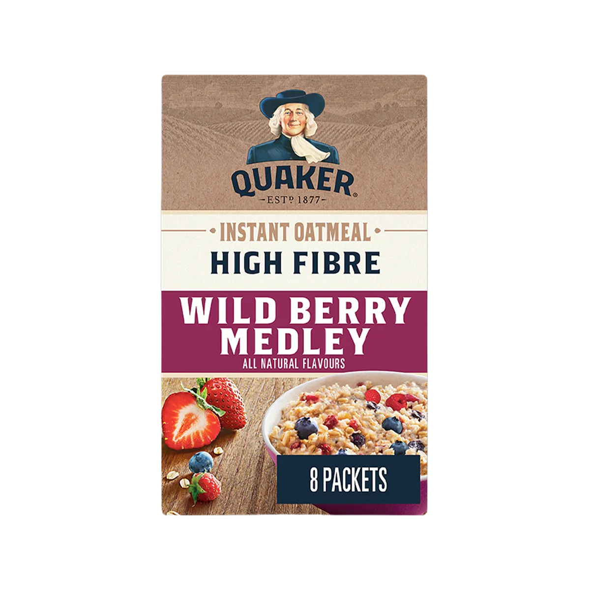 Quaker Oatmeal Wild Berry 300g