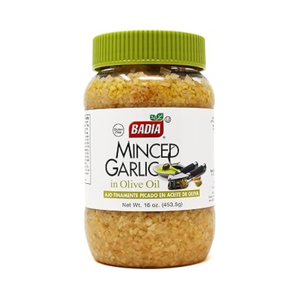 Badia Minced Garlic in Olive Oil, Case Of 12, 16 oz