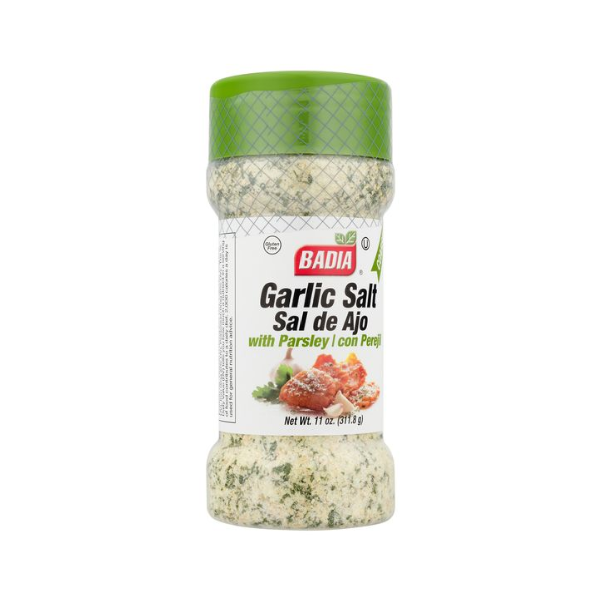 Badia Garlic Salt with Parsley, Case Of 12, 11 oz