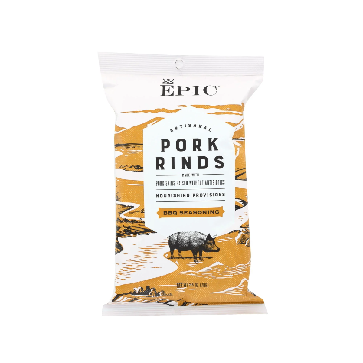 Epic International, Pork Rinds Texas BBQ Seasoning, Case Of 12, 2.5 oz