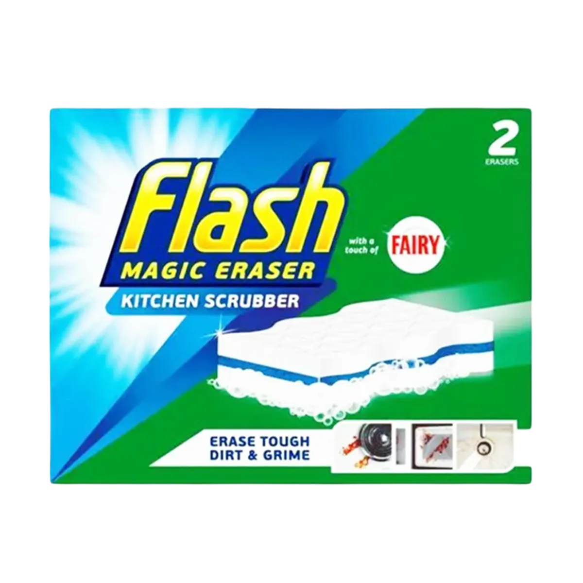 Flash Magic Eraser Extra Kitchen 2/ct 9.1g