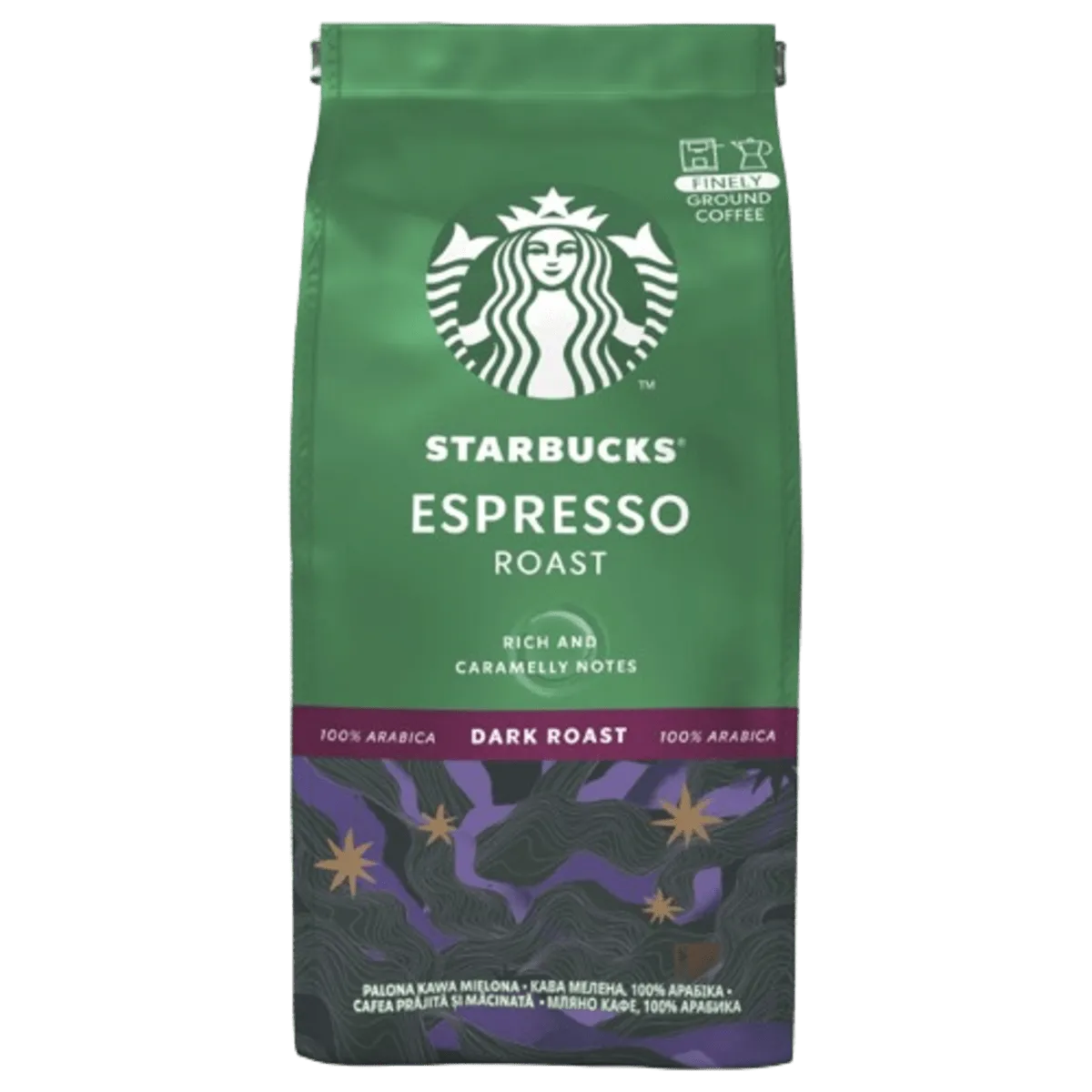 Starbucks Ground Coffee Espresso Roast 200g