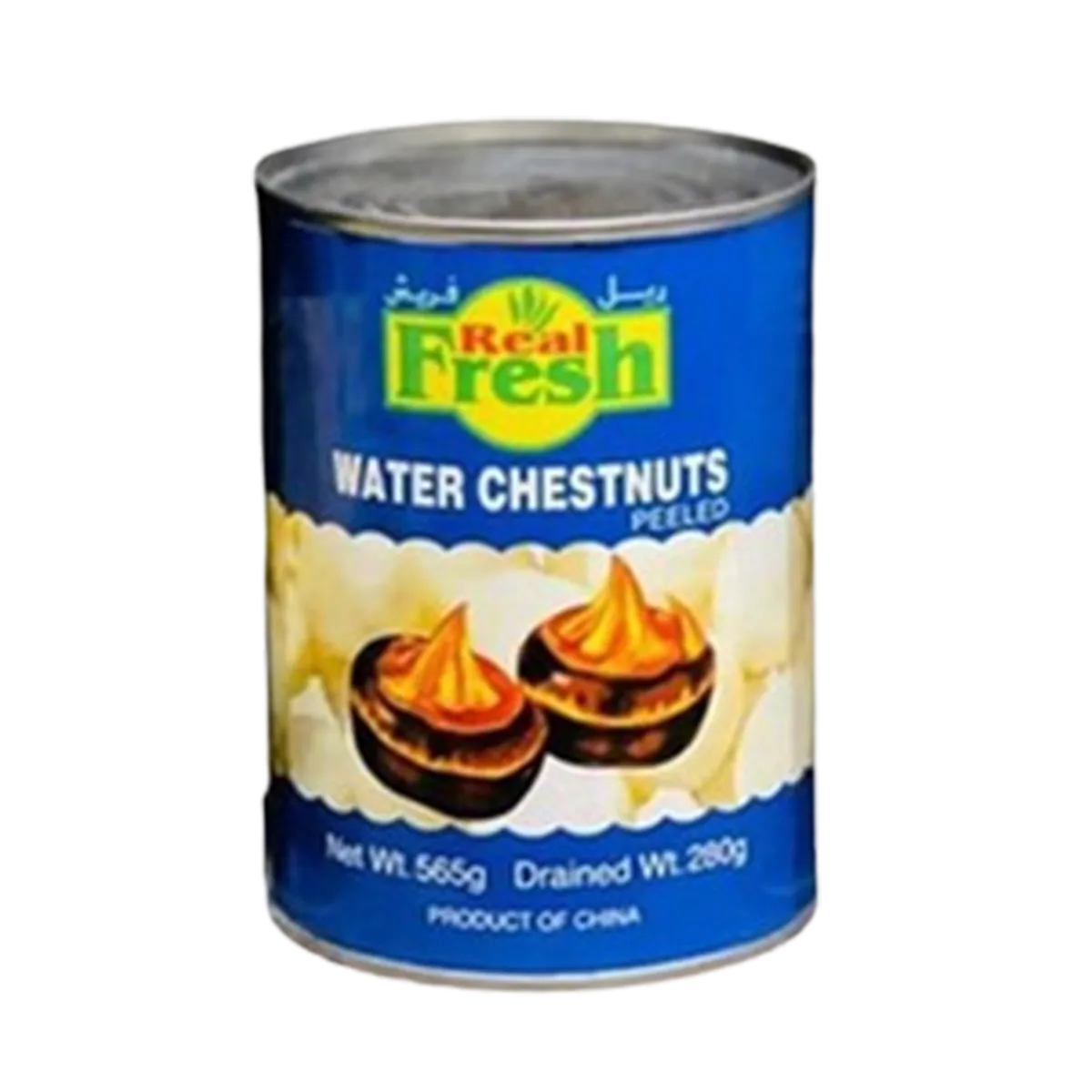 Real Fresh Water Chestnuts Peeled 565g