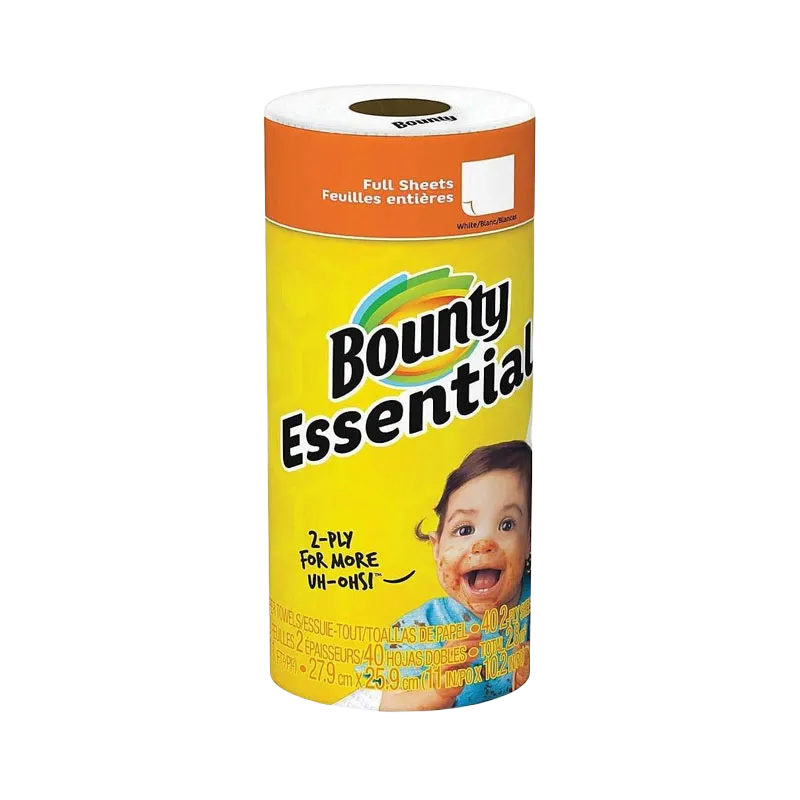 Bounty White Essentials Paper Towels 1 Regular Roll