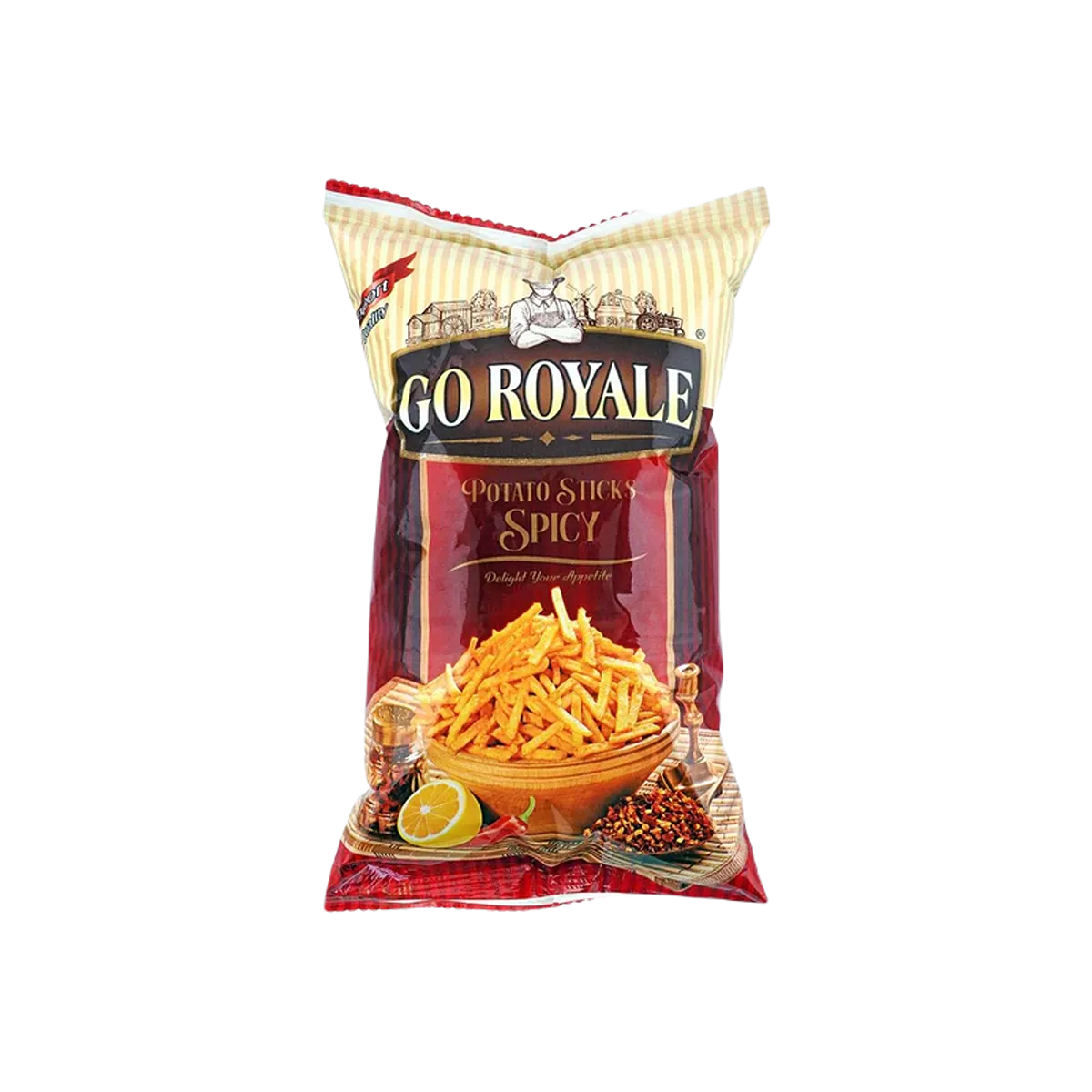 GO Royale Spicy Potato Sticks 125g