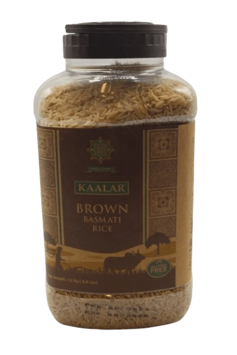 Kaalar Brown Rice Jar With Handle 1.5kg