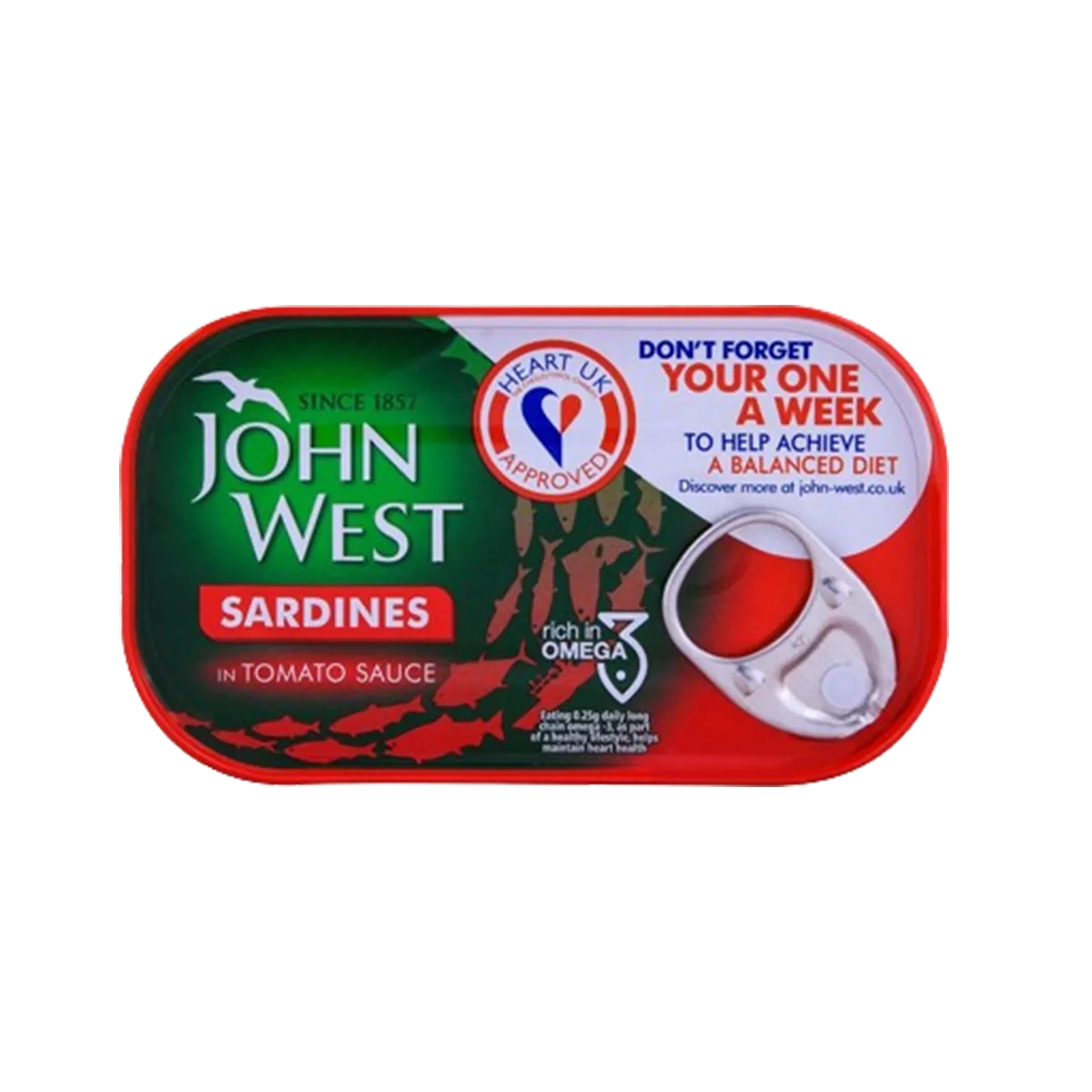 John West Sardines Tomato Sauce 120G