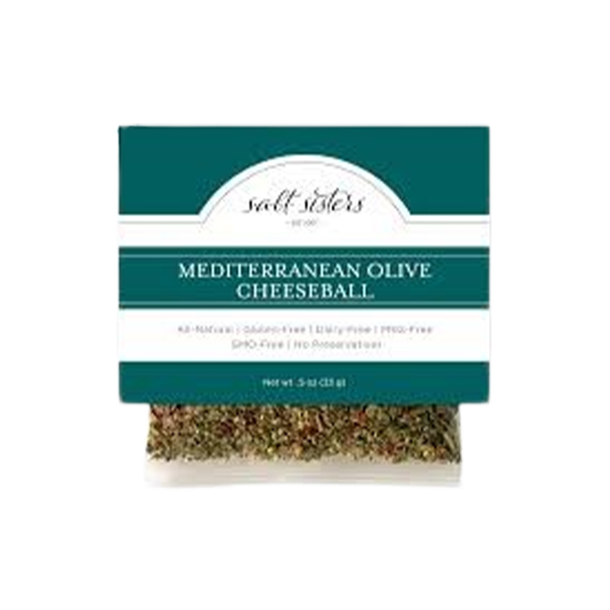 s.a.l.t. sisters llc, Mediterranean Olive Cheeseball Mix - Case of 6 - .5 OZ